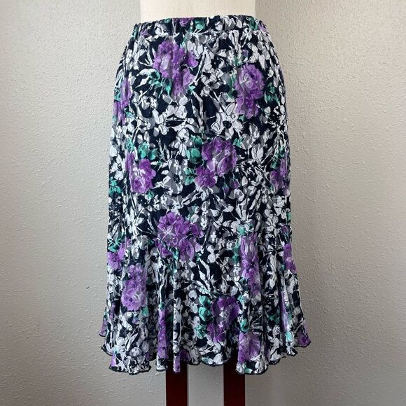 Christopher & Banks Floral Skirt Size S EUC - Picture 5 of 8